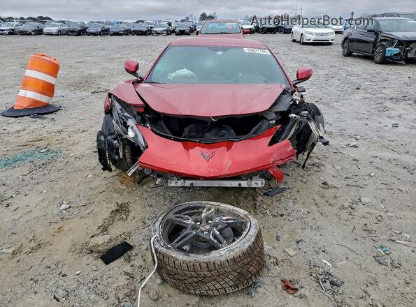 1G1YA3D46M5108560 2021 CHEVROLET CORVETTE Red Front view