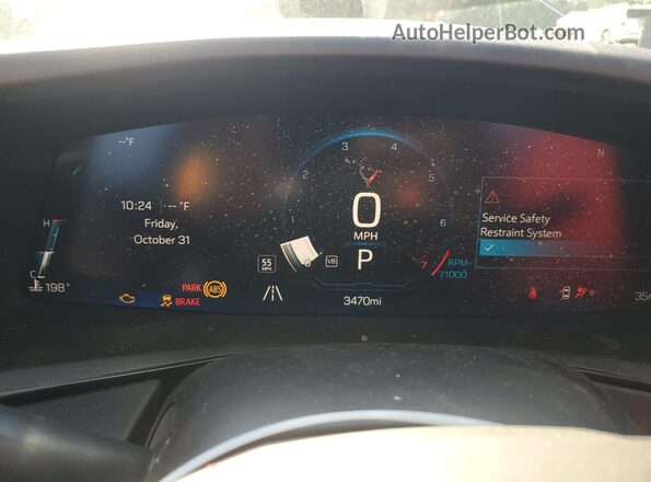 1G1YA3D48T5102967 2026 CHEVROLET CORVETTE Black Вид щитка приладів