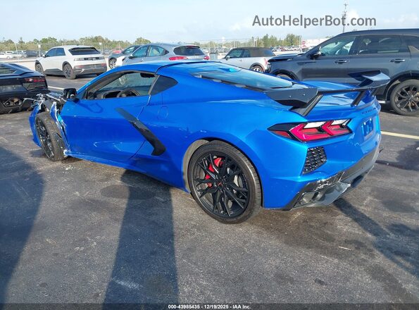 1G1YB2D45S5111230 2025 CHEVROLET CORVETTE Blue Trasero izquierdo