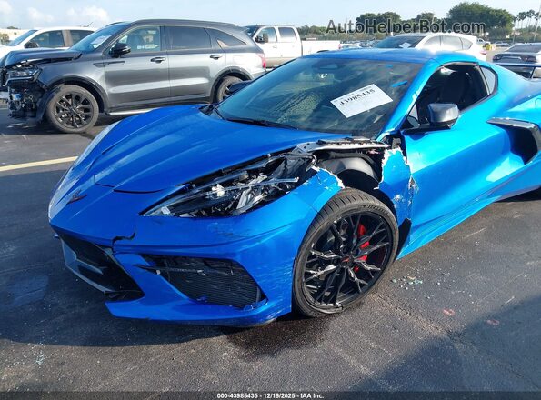 1G1YB2D45S5111230 2025 CHEVROLET CORVETTE Blue Vista frontal