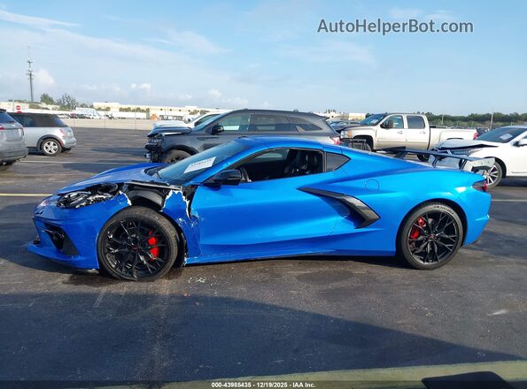 1G1YB2D45S5111230 2025 CHEVROLET CORVETTE Blue Vista interior de 360 grados