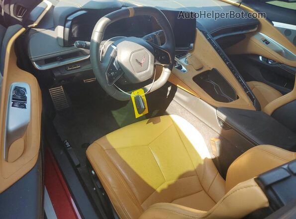 1G1YB2D46R5127592 2024 CHEVROLET CORVETTE Red წინა პანელის ხედი