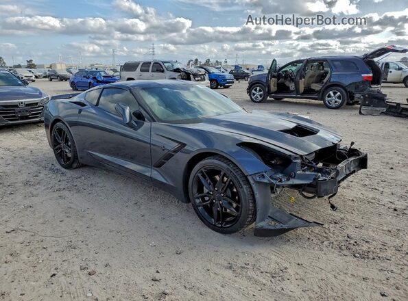 1G1YB2D72K5115617 2019 CHEVROLET CORVETTE Charcoal Przód prawy