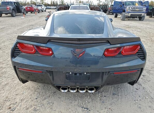 1G1YB2D72K5115617 2019 CHEVROLET CORVETTE Charcoal Widok z tyłu