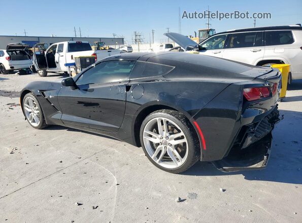 1G1YB2D74K5108183 2019 CHEVROLET CORVETTE Black Tył lewy