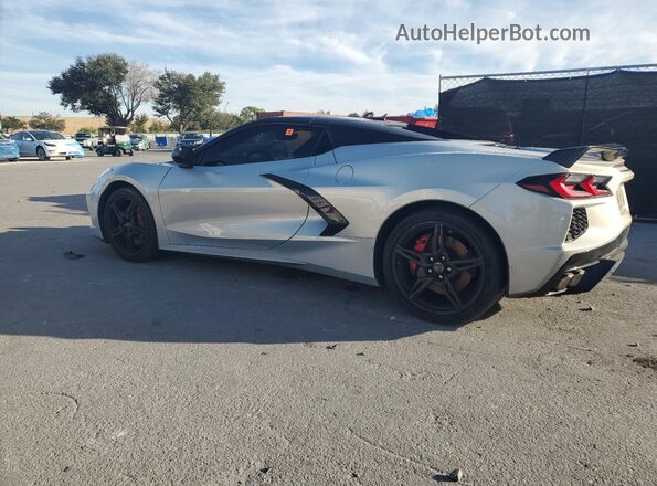 1G1YB3D43M5105290 2021 CHEVROLET CORVETTE Silver უკანა მარცხენა