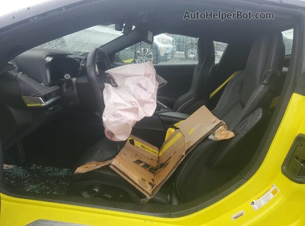 1G1YB3D45R5103273 2024 CHEVROLET CORVETTE Yellow Vista interior delantera