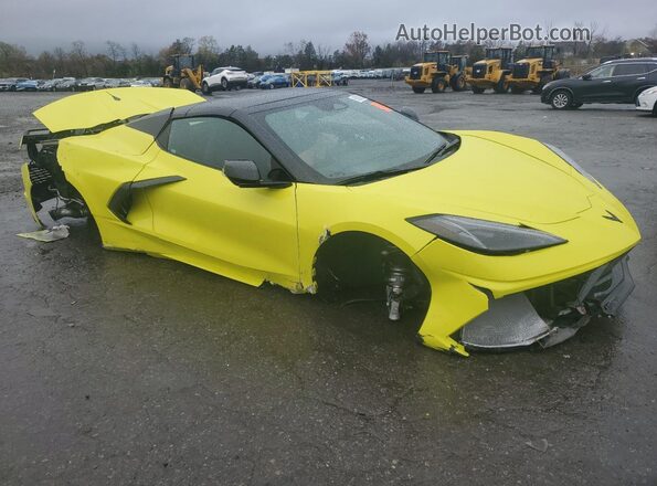 1G1YB3D45R5103273 2024 CHEVROLET CORVETTE Yellow Delantero derecho