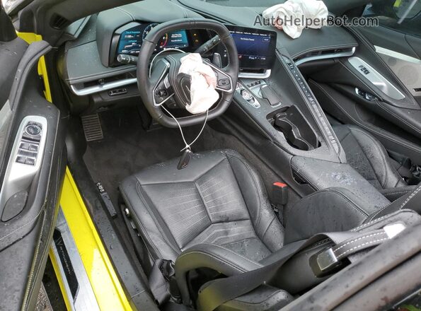 1G1YC3D40P5121920 2023 CHEVROLET CORVETTE Yellow Առջևի վահանակի տեսք