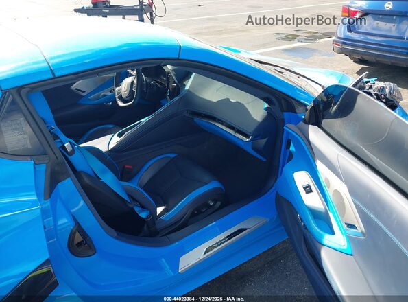1G1YC3D44P5142298 2023 CHEVROLET CORVETTE Blue Vista interior delantera