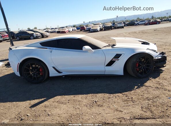 1G1YV2D77K5118570 2019 CHEVROLET CORVETTE Белый Вид задней части салона