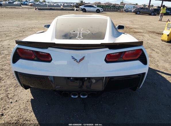 1G1YV2D77K5118570 2019 CHEVROLET CORVETTE Белый 