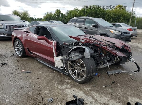 1G1YY2D77H5103907 2017 CHEVROLET CORVETTE Maroon 