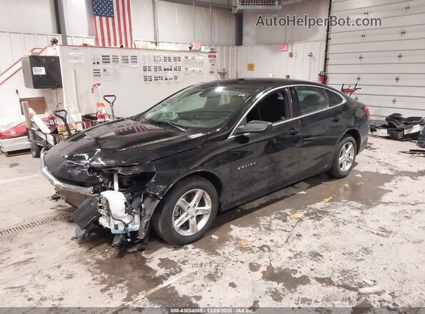 1G1ZB5ST7NF191497 2022 CHEVROLET MALIBU Black Передня ліва чверть