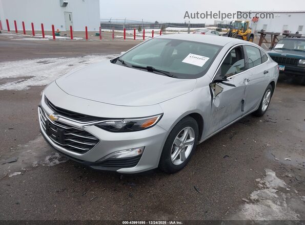 1G1ZC5ST1NF174711 2022 CHEVROLET MALIBU Silver Առջևի ձախ երեք քառորդ տեսարան
