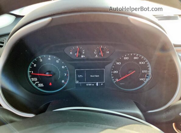 1G1ZC5ST7MF087684 2021 CHEVROLET MALIBU White Widok zestawu wskaźników