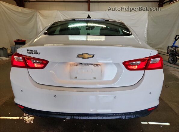 1G1ZC5ST7MF087684 2021 CHEVROLET MALIBU White Widok z tyłu