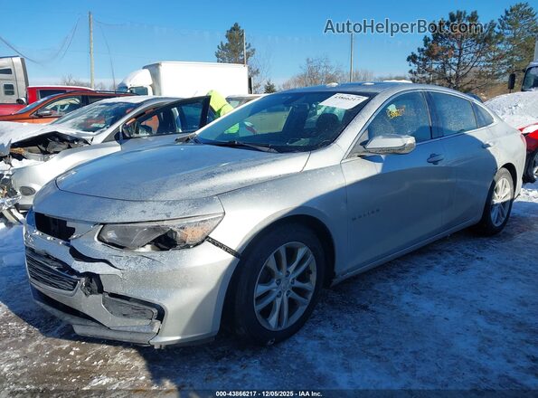 1G1ZD5ST2JF129106 2018 CHEVROLET MALIBU Silver წინა მარცხენა ხედი სამი მეოთხედიდან