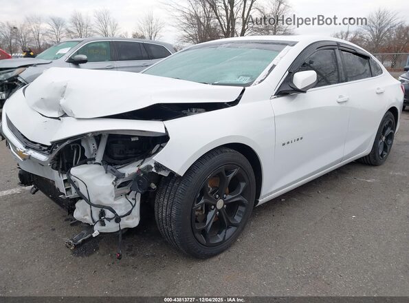 1G1ZD5ST9NF141498 2022 CHEVROLET MALIBU White წინა მარცხენა ხედი სამი მეოთხედიდან