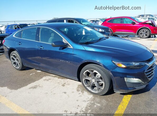 1G1ZD5ST9NF191866 2022 CHEVROLET MALIBU Синий Вид задней части салона