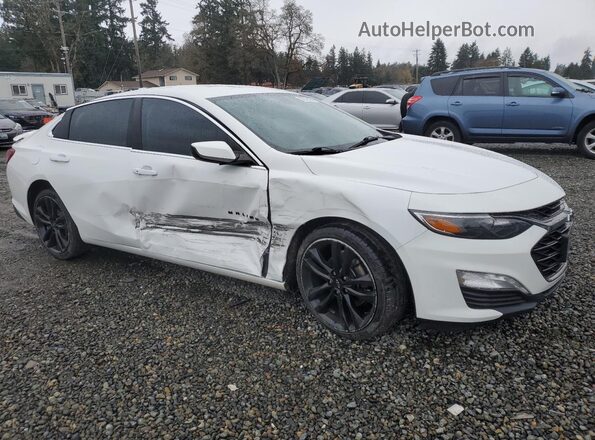 1G1ZD5STXMF084436 2021 CHEVROLET MALIBU Белый Передняя правая четверть