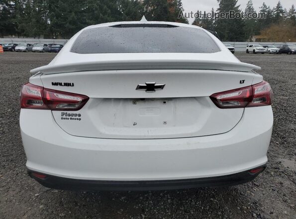 1G1ZD5STXMF084436 2021 CHEVROLET MALIBU Белый Вид сзади