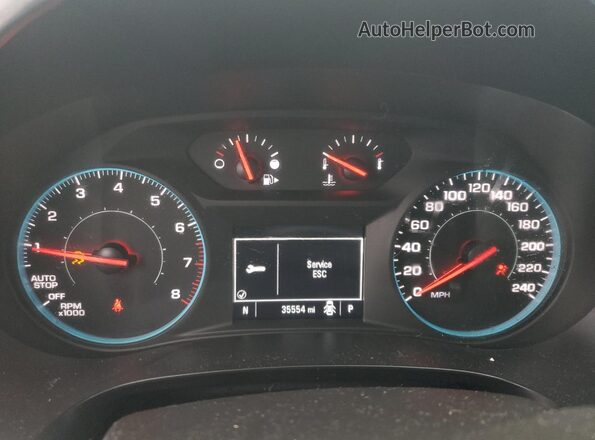 1G1ZD5STXMF084436 2021 CHEVROLET MALIBU Белый Вид щитка приборов