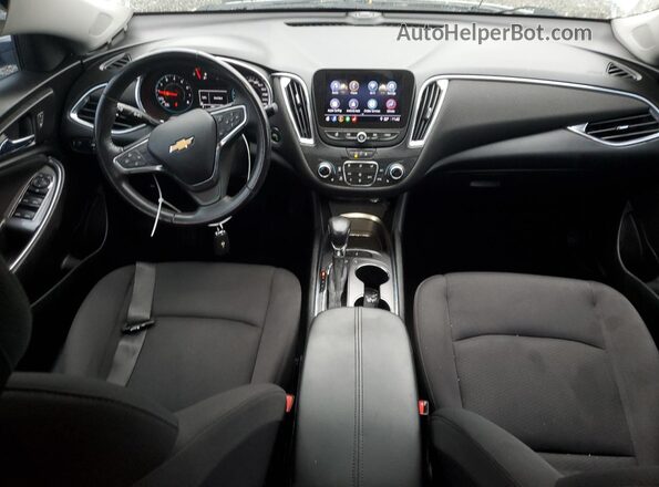 1G1ZD5STXMF084436 2021 CHEVROLET MALIBU Белый Вид панели приборов
