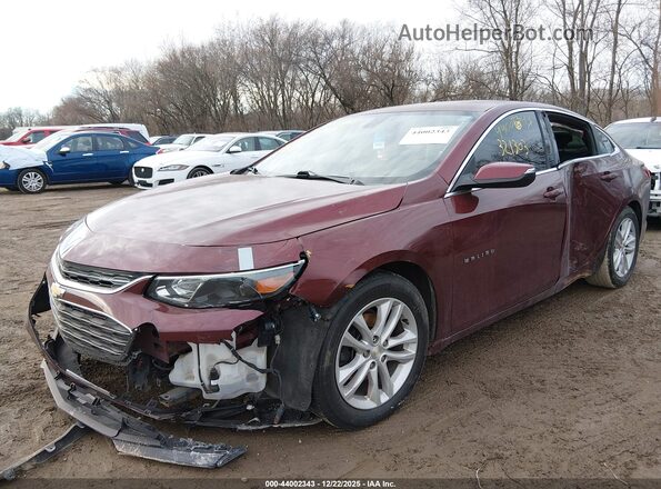 1G1ZE5ST3GF321303 2016 CHEVROLET MALIBU Red Առջևի ձախ երեք քառորդ տեսարան