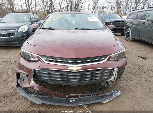 1G1ZE5ST3GF321303 2016 CHEVROLET MALIBU Red Առջևի վահանակի տեսք