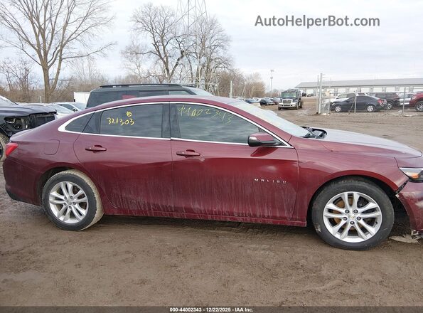 1G1ZE5ST3GF321303 2016 CHEVROLET MALIBU Red Սարքավորումների վահանակի տեսք