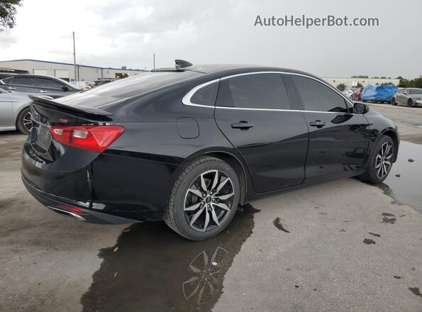1G1ZG5ST0NF204186 2022 CHEVROLET MALIBU Black უკანა მარჯვენა
