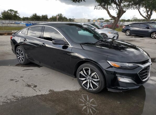 1G1ZG5ST0NF204186 2022 CHEVROLET MALIBU Black წინა მარჯვენა