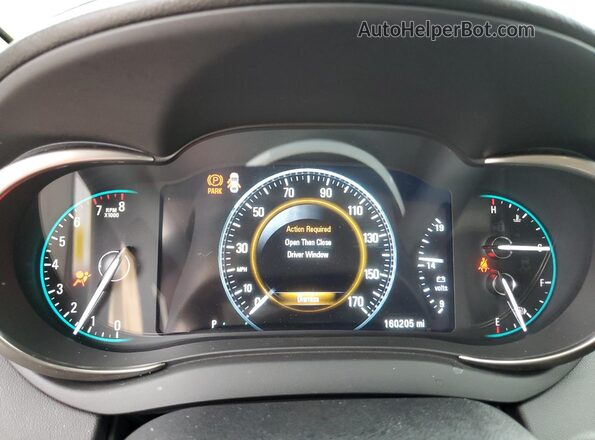 1G4GF5G3XGF246051 2016 BUICK LACROSSE Gray Instrument cluster view