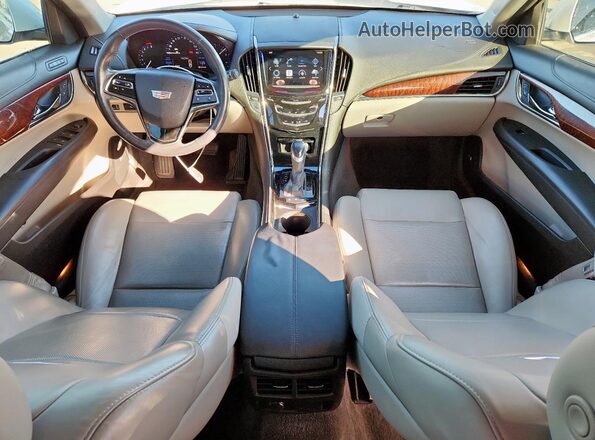 1G6AB5RX3G0104944 2016 CADILLAC ATS White Widok deski rozdzielczej