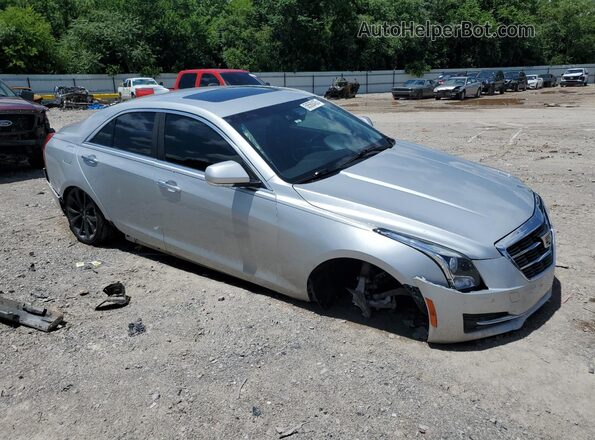 1G6AB5SX2J0162593 2018 CADILLAC ATS Серебряный Передняя правая четверть