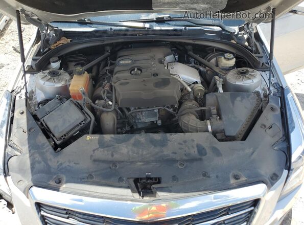 1G6AB5SX2J0162593 2018 CADILLAC ATS Серебряный Вид задней части салона