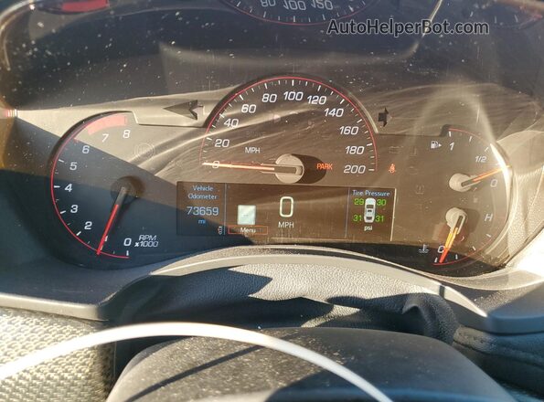 1G6AL1RY2K0111939 2019 CADILLAC ATS-V Red Vista del cuadro de instrumentos