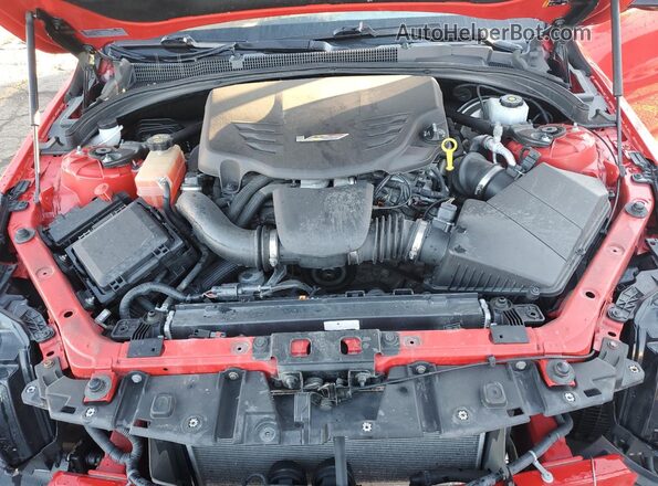 1G6AL1RY2K0111939 2019 CADILLAC ATS-V Red Vista interior trasera