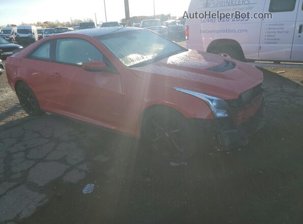 1G6AL1RY2K0111939 2019 CADILLAC ATS-V Red Delantero derecho