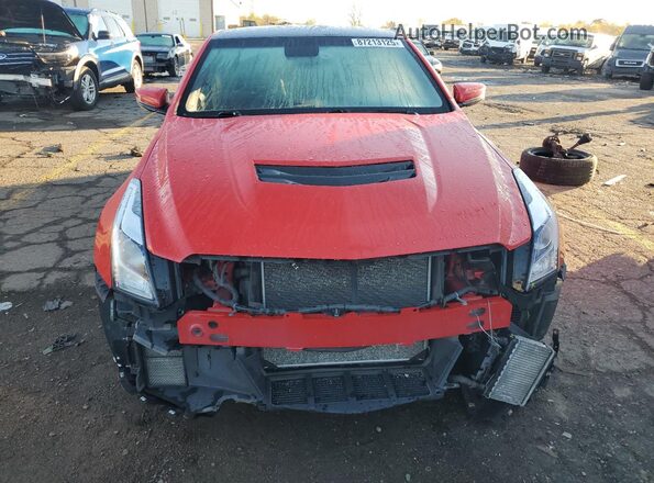 1G6AL1RY2K0111939 2019 CADILLAC ATS-V Red Vista frontal