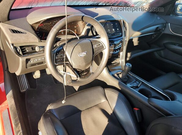 1G6AL1RY2K0111939 2019 CADILLAC ATS-V Red Vista del salpicadero