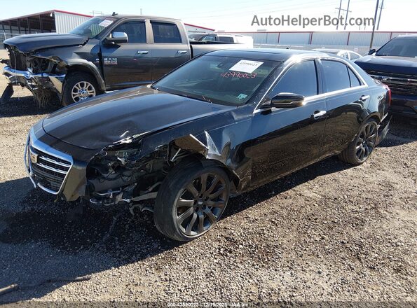 1G6AP5SX1J0164675 2018 CADILLAC CTS Черный Передняя левая четверть