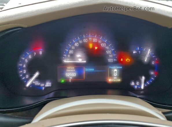 1G6AX5SX9G0117161 2016 CADILLAC CTS Белый Вид щитка приборов