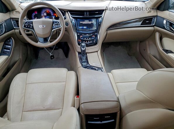 1G6AX5SX9G0117161 2016 CADILLAC CTS Белый Вид панели приборов