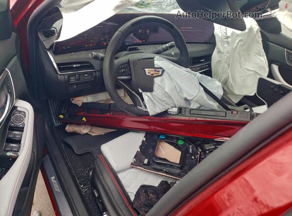 1G6D35R63T0810064 2026 CADILLAC CT5 Красный Вид панели приборов