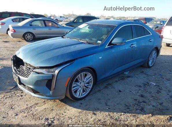 1G6DB5RK0P0139992 2023 CADILLAC CT4 Light Blue Առջևի ձախ երեք քառորդ տեսարան