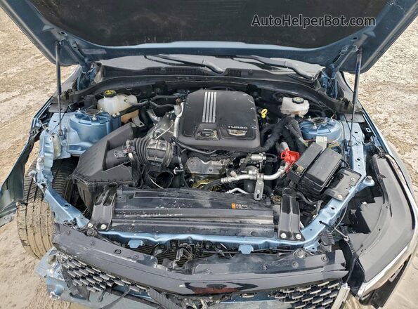1G6DB5RK4P0131202 2023 CADILLAC CT4 Blue Rear interior view