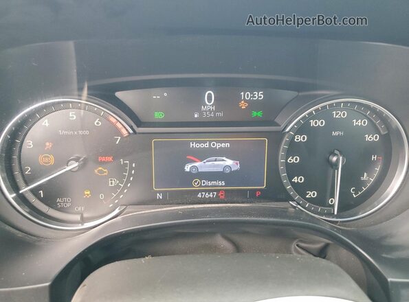 1G6DB5RK4P0131202 2023 CADILLAC CT4 Blue Instrument cluster view