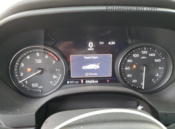 1G6DB5RL4L0123376 2020 CADILLAC CT4 Blue Widok zestawu wskaźników